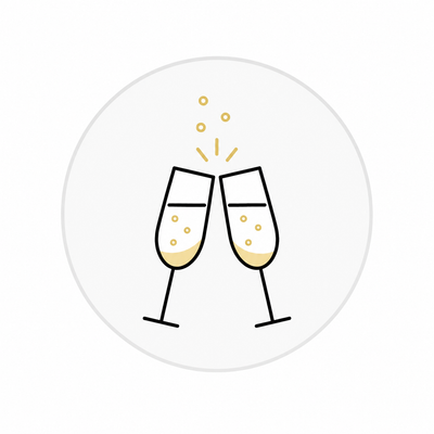 Zum Anstoßen – Schaumwein & Sekt